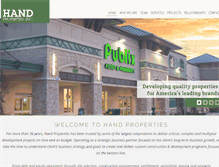 Tablet Screenshot of handpropertiesinc.com